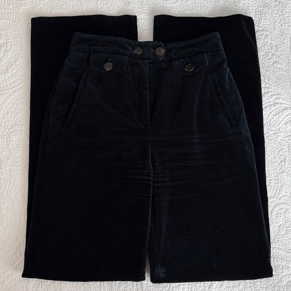 Sezane Florentino Trousers Navy - Size 2